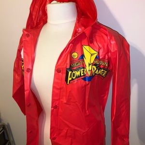 Kids Power Ranger rain jacket